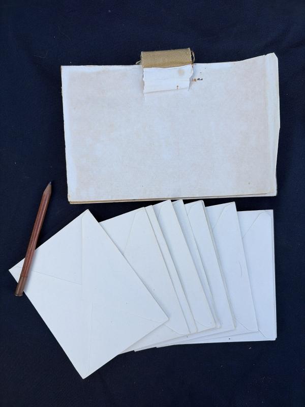 Extremely Scarce 1914 Christmas Fund Wallet With Contents for Nurses & Non Smokers