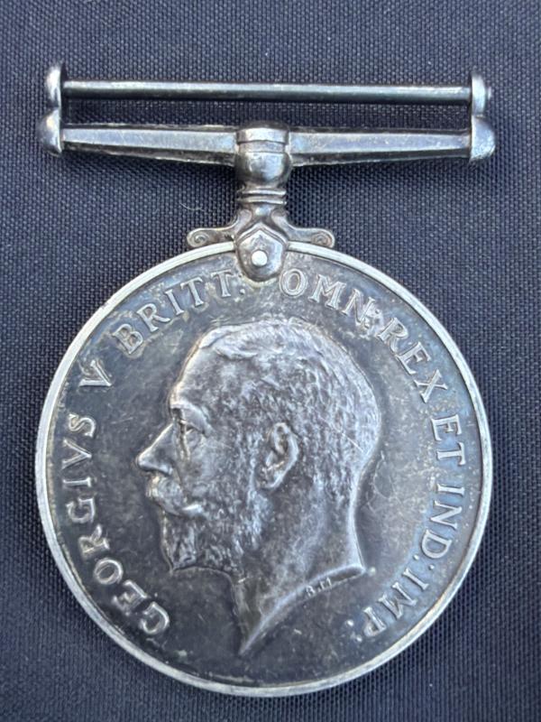 WW1 British War Medal 650996 A.Cpl.H.V.Martin. 21-LONDON.R. Wounded in Action