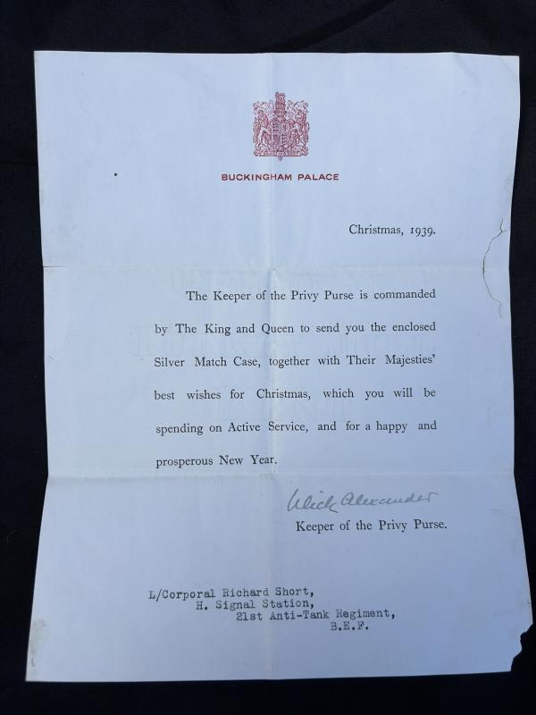 Medals & Papers Buckingham Palace Staff 2316141 Sgt.R.Short RCoS