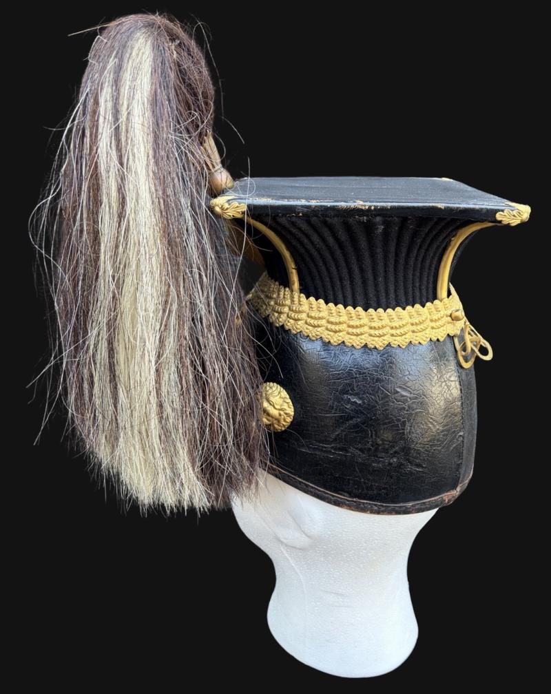 Edwardian Post 1902 Royal Lancer Officers Czapka Helmet
