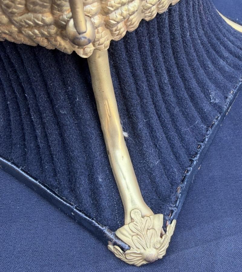 Edwardian Post 1902 Royal Lancer Officers Czapka Helmet