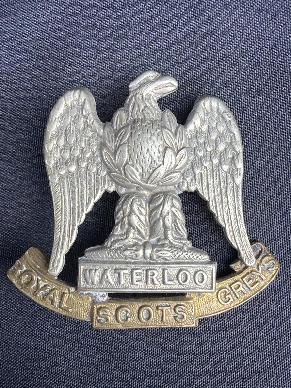 WW1 Bi-Metal Scots Greys Cap Badge