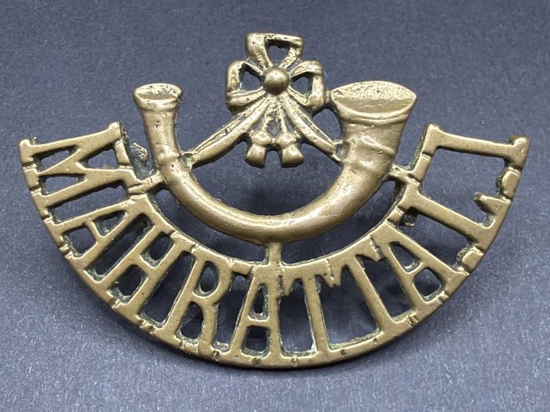WW1 Indian Mahratta Light Infantry Epaulette Title