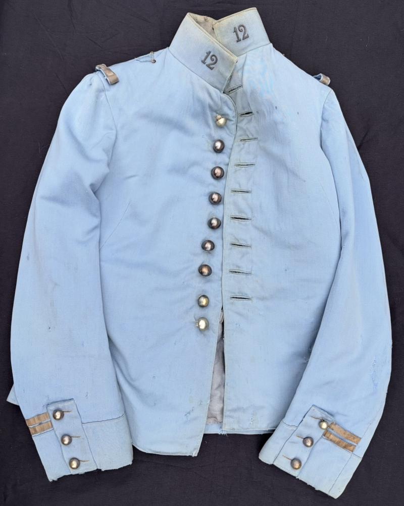 Early WW1 French Officer 12th Chasseurs à Cheval Single Breast Jacket