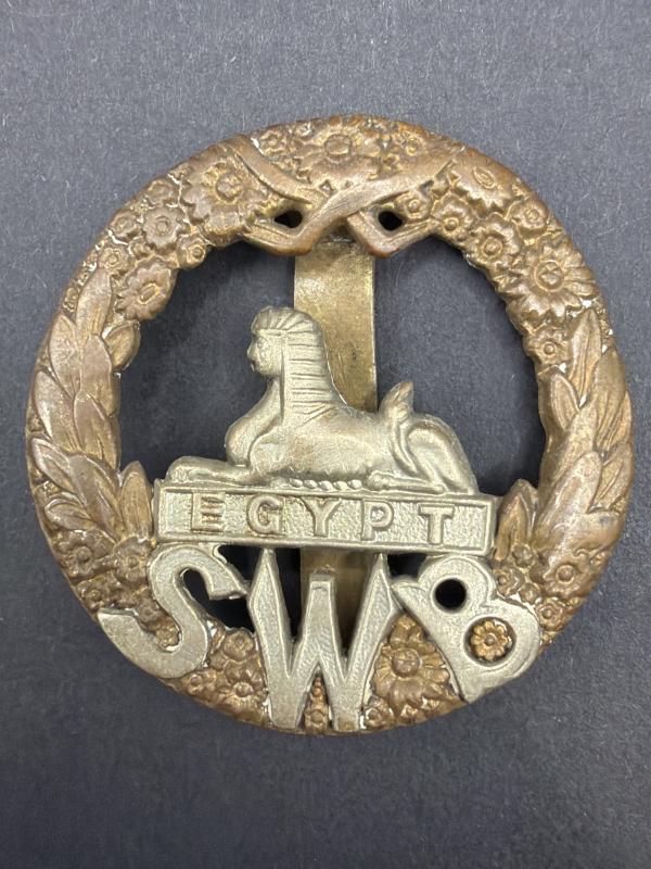 WW1 South Wales Borderers Cap Badge