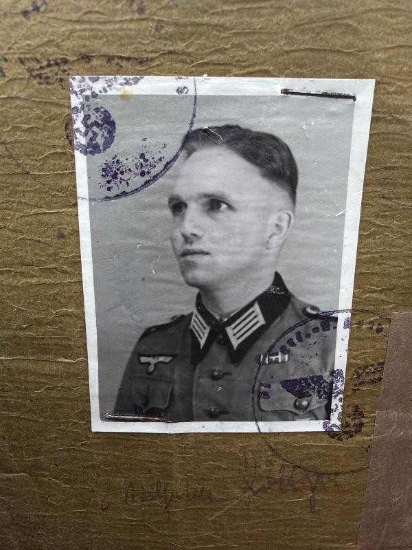 German Army Soldbuch Oberleutnant Wilhelm Röttger 254ID Dunkirk & Russia Captured POW