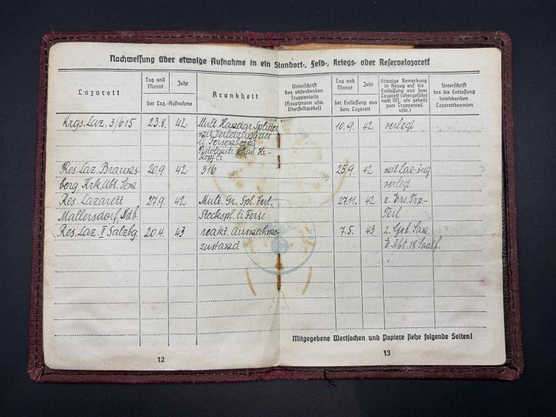 German Army Ersatz Soldbuch Ukrainian Doctor of Medicine Viktor Brannasky