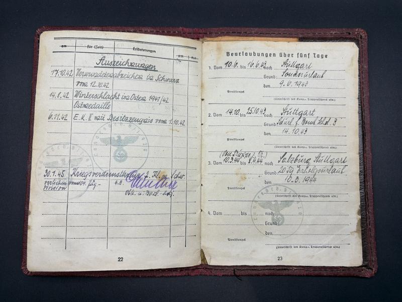 German Army Ersatz Soldbuch Ukrainian Doctor of Medicine Viktor Brannasky
