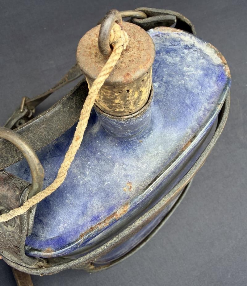 WW1 British Army Water Canteen With Pattern 03 Cavalry Cradle