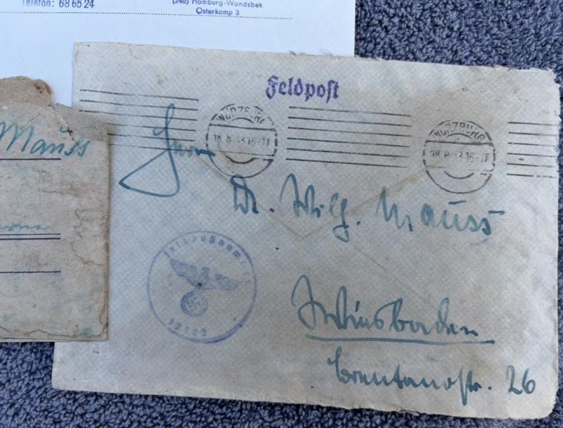 Assorted Wartime & Post War Paperwork Owned By General Karl Mauss (KC With Oak Leaves, Swords & Diamonds)