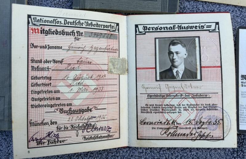 Large Grouping Two Brothers NSDAP Member & Monte Cassino Interest Both KIA Heinrich & Max Gegenfurtner