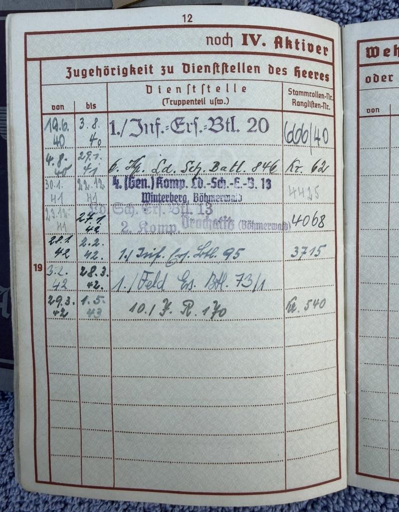 Large Grouping Two Brothers NSDAP Member & Monte Cassino Interest Both KIA Heinrich & Max Gegenfurtner