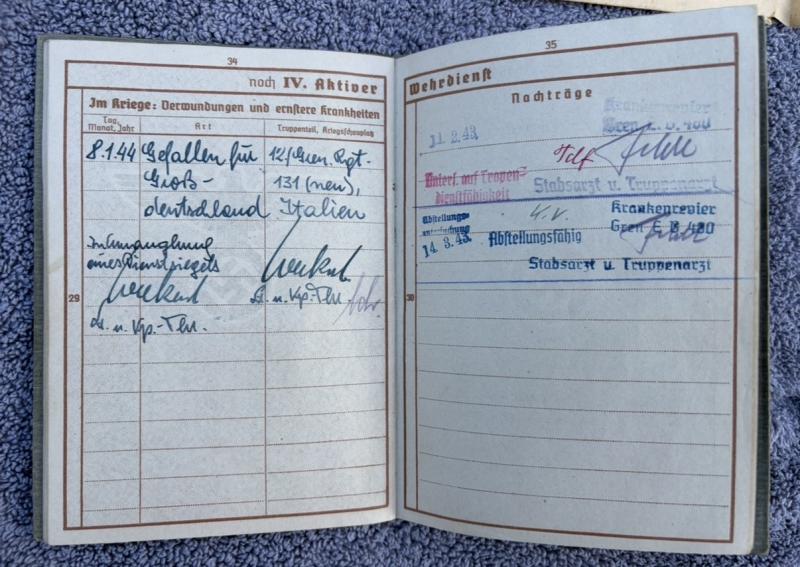 Large Grouping Two Brothers NSDAP Member & Monte Cassino Interest Both KIA Heinrich & Max Gegenfurtner