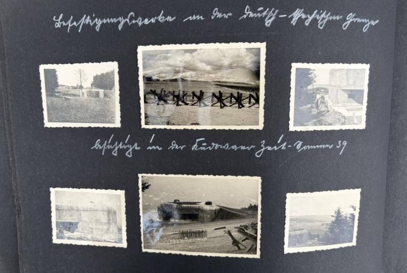 Incredible Photo Album & Citation Grouping To Oberleutnant Fritz Hohensee