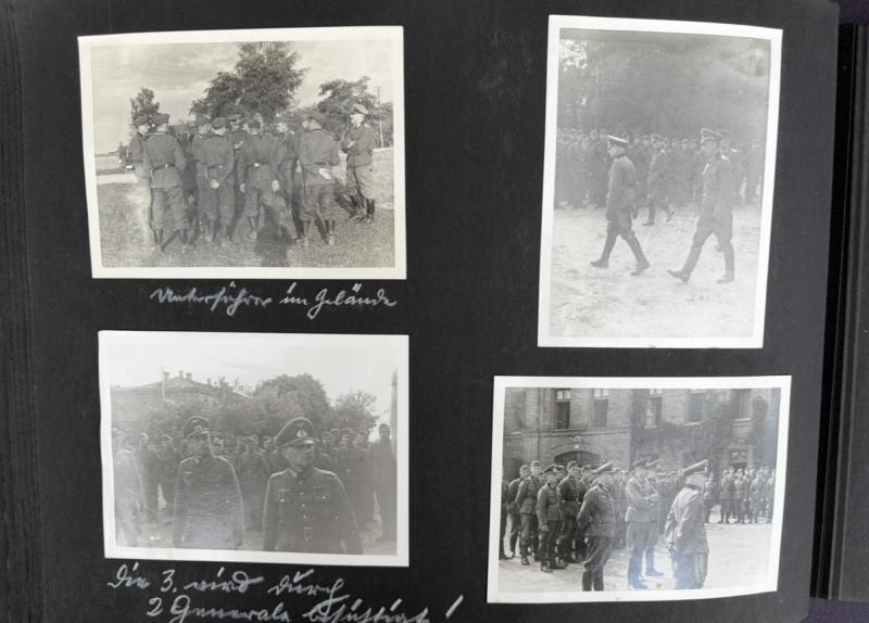 Incredible Photo Album & Citation Grouping To Oberleutnant Fritz Hohensee