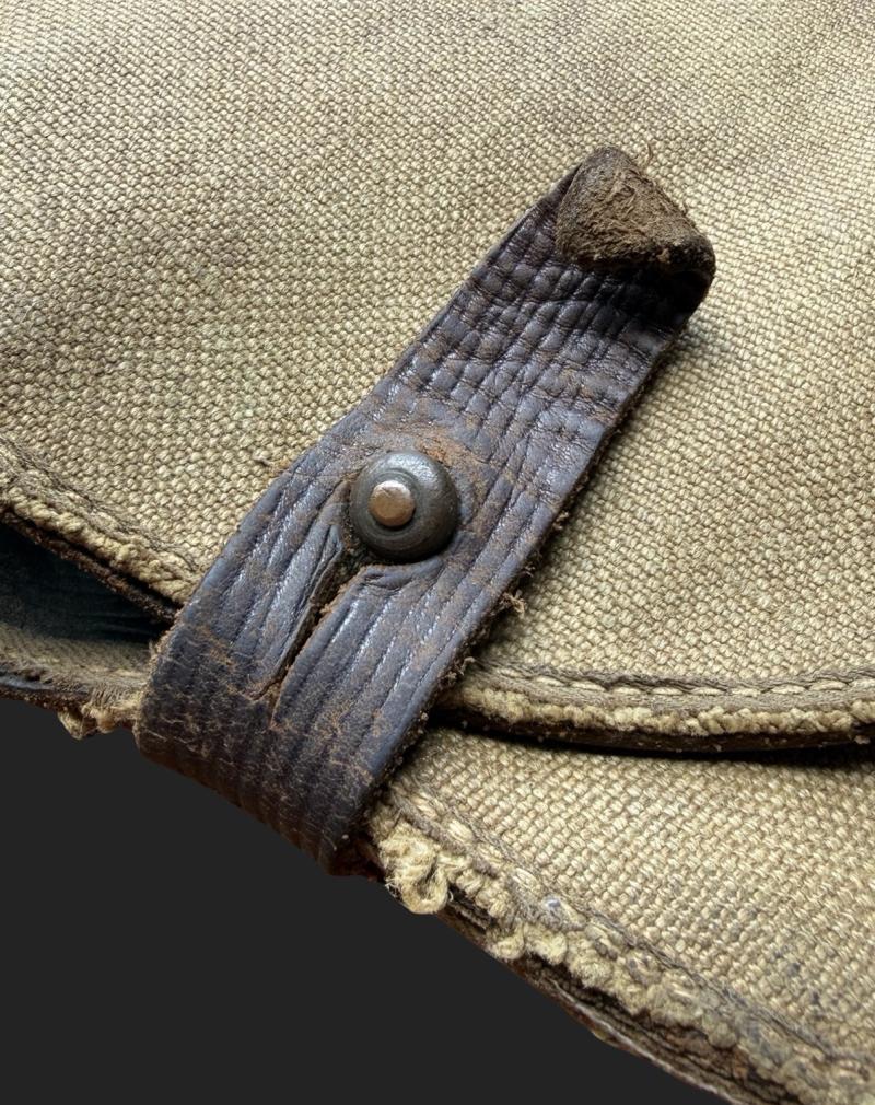WW1 British Army Officers Canvas Trench Service MKVI Revolver Holster