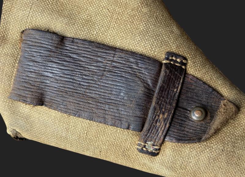 WW1 British Army Officers Canvas Trench Service MKVI Revolver Holster