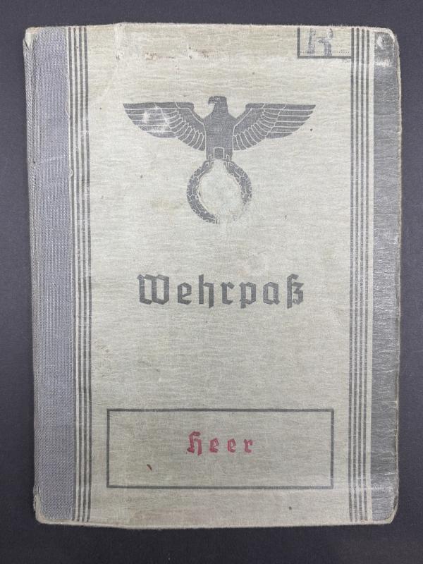 German Army Wehrpass Obergefreiter Franz Reither (57 Infantry Division)