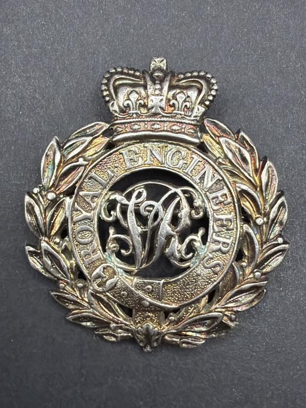 Sterling Silver Victorian Royal Engineers Brooch