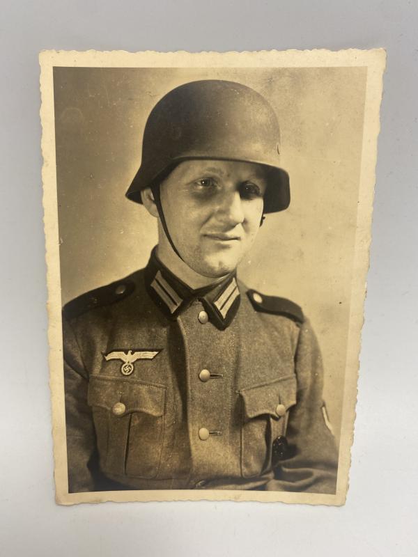 German Soldier in M36 Uniform Photograph