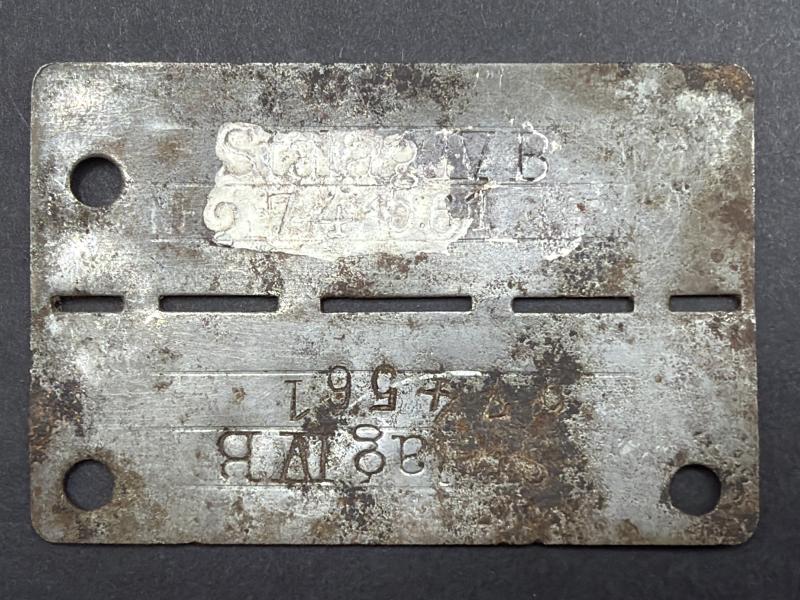 German Prisoner of War Identity Tag Stalag IV. B Saxony