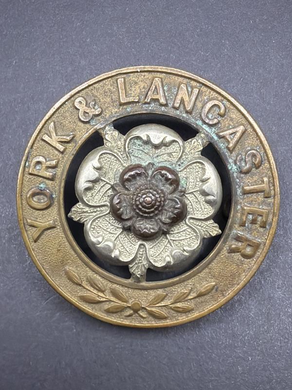 Victorian York & Lancaster Helmet Plate Centre