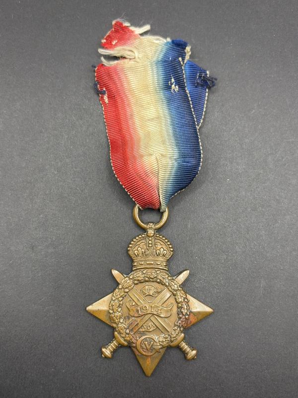 WW1 1914 Star Medal 41230 GNR.G.H.WILSON R.G.A.