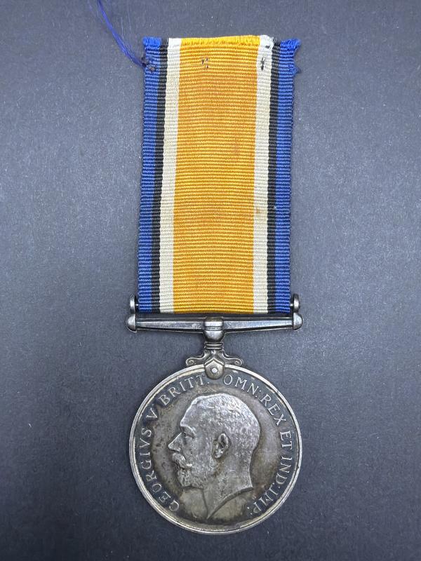 WW1 Sterling Silver War Medal 325453.PTE.G.M.ADAMS.CAMB.R. Wounded At The Somme