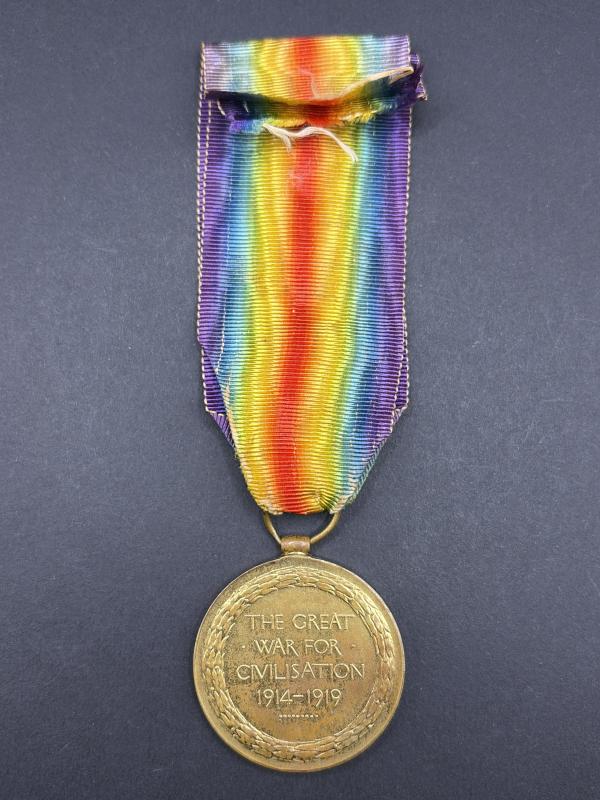 WW1 Victory Medal 5069.PTE.H.MAHADY.K.R.RIF.C. Killed In Action 12/11/1914