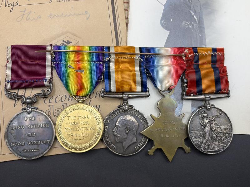 South Africa QSM Trio With MID And LS&GC Medal Grouping 12033.S.MJR.S.C.MORRIS R.A.M.C.