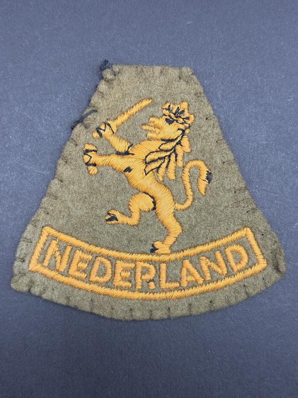 WW2 Dutch Forces In Excile Nederland Battledress Formation Patch