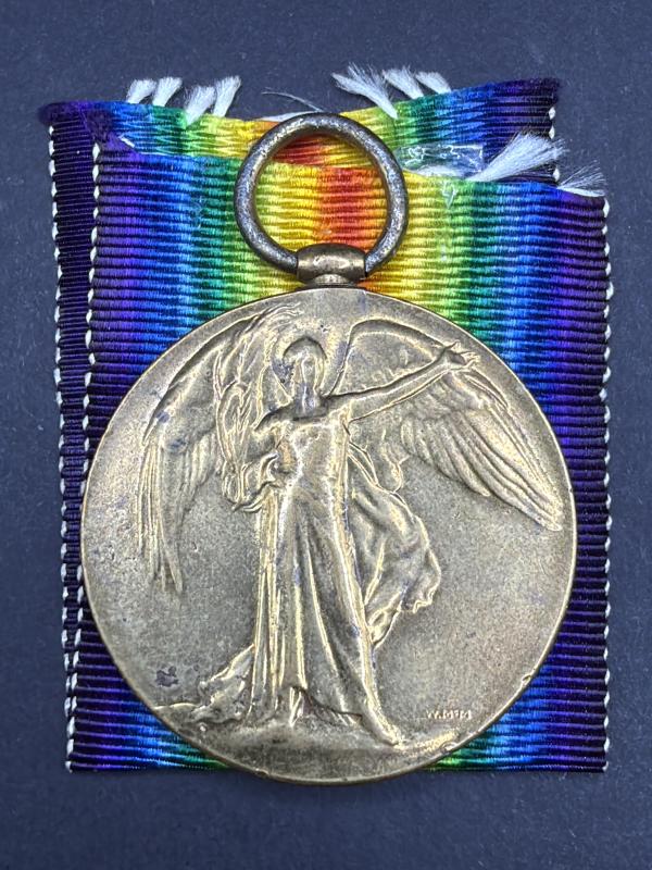 WW1 British Victory Medal 23306 PTE.G.CHADWICK. MANC.R. Died March 1919