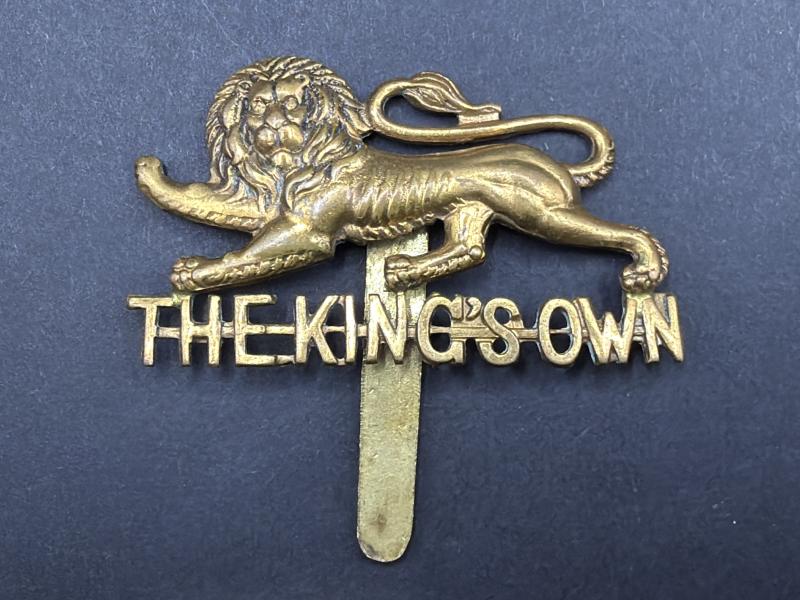 WW1 The Kings Own Royal Regiment Cap Badge
