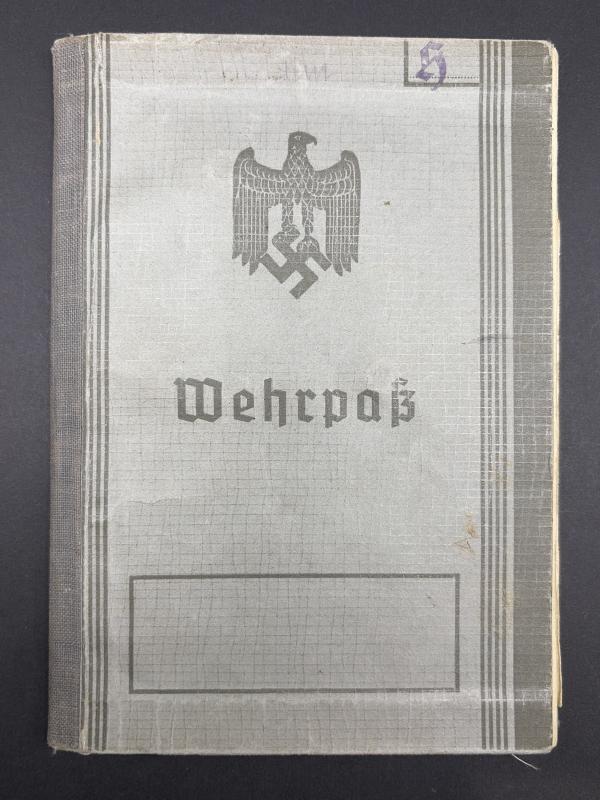 German Army Wehrpass Obergefreiter Karl Heist (21ID & 267ID) Artilleryman KIA August 1941