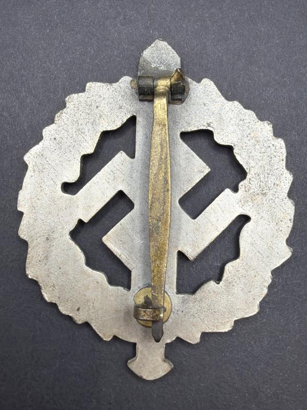 Scarce SA Sports Badge in Silver Zinc Steinhauer & Luck
