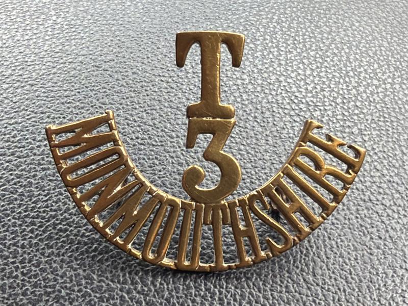 WW1 Monmouthshire Territorials 3rd Battalion Epaulette Title