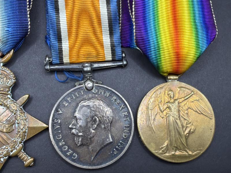 WW1 Military Medal Group 29223 SJT. -A.C.S. MJR. W.E.DENNEY 1.SOM.L.I & Manchester Regiment