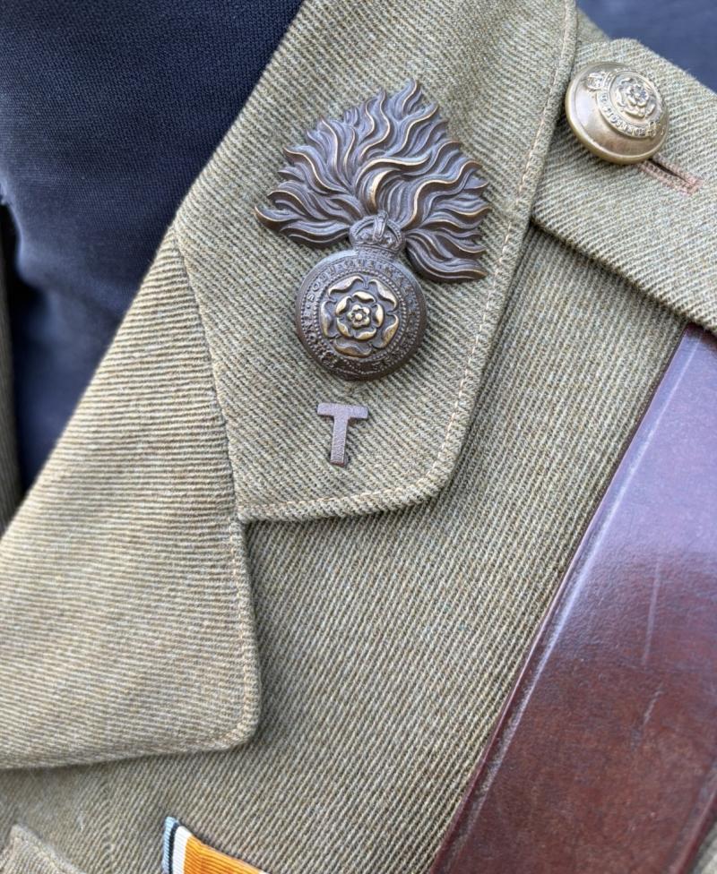 WW1 Acting Captain Arthur Taylor Royal Fusiliers Service Dress Uniform With Dated Equipment