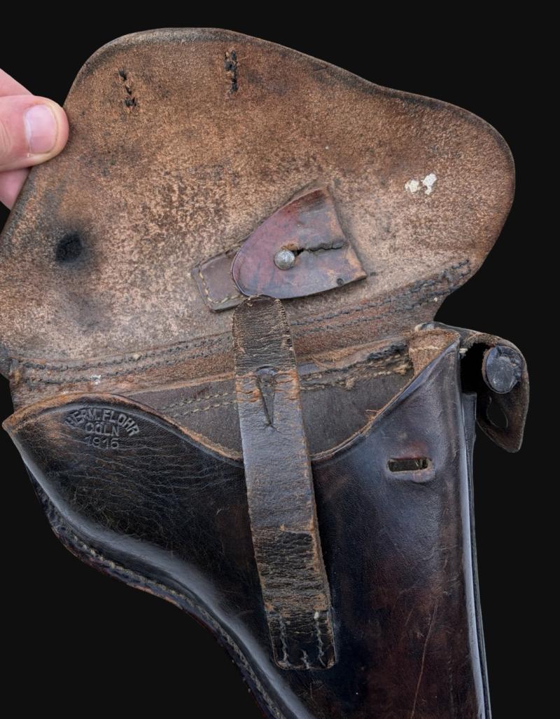 WW1 Artillery Luger Holster & Wooden Carbine Stock