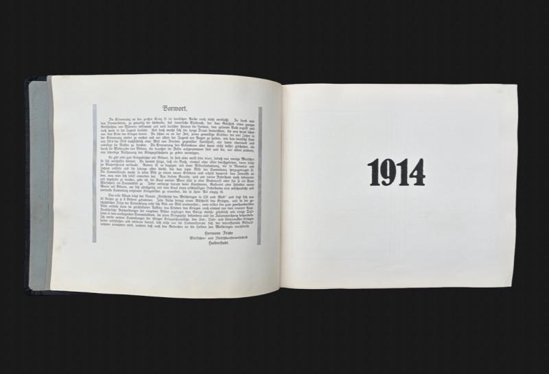 Der Weltkrieg 1914-1918 Ost Und Westfront Pictorial Photo Album
