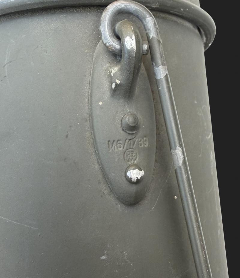 Near Mint Unissued SS-VT/ Political M1910 Mess Tin RZM M6/1/39