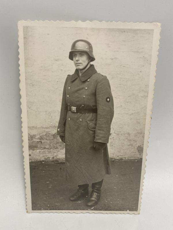 German Army Soldier in Uniform Pre War Postcard Photograph