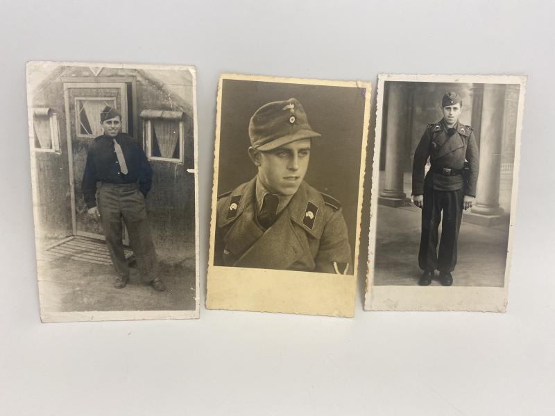 German Mobilised Artillery (StuG) Crewman Photographs