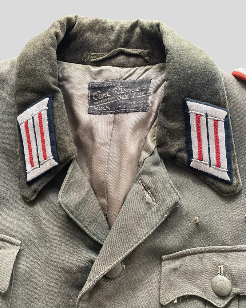 German Artillery Officer Open Collar Tunic