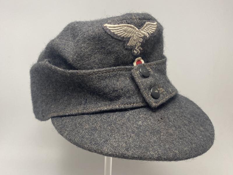 Wool Luftwaffe M43 Field Cap Dated 1944 57cm