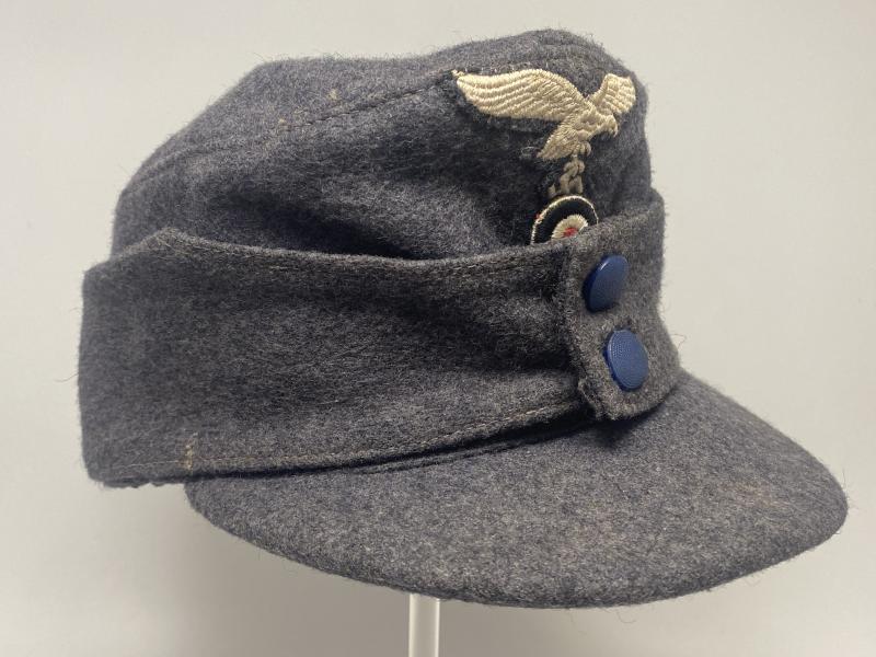 Wool Luftwaffe M43 Field Cap RBN Numbered 58cm