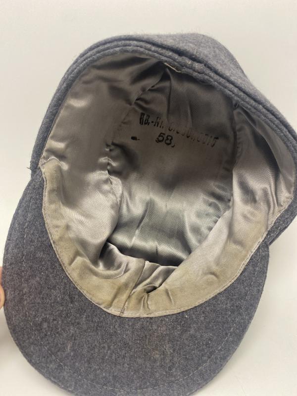 Wool Luftwaffe M43 Field Cap RBN Numbered 58cm