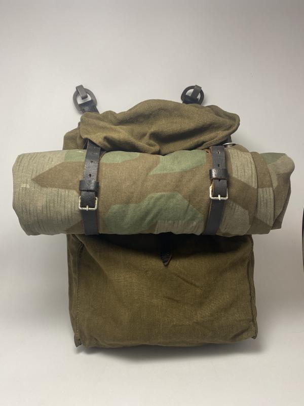 M44 German Army Ruck Sack With Zeltbahn