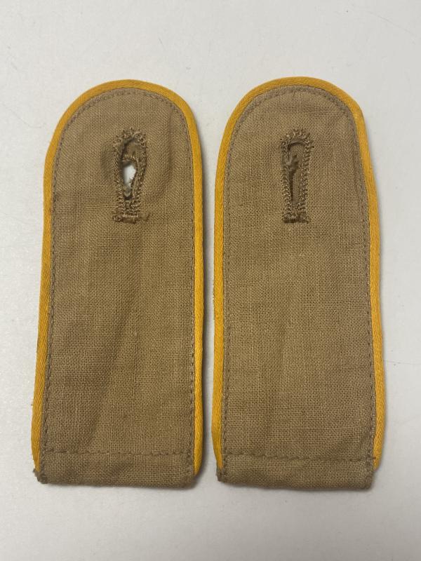 Luftwaffe DAK Tropical Shoulder Boards Pair Flight/ Para