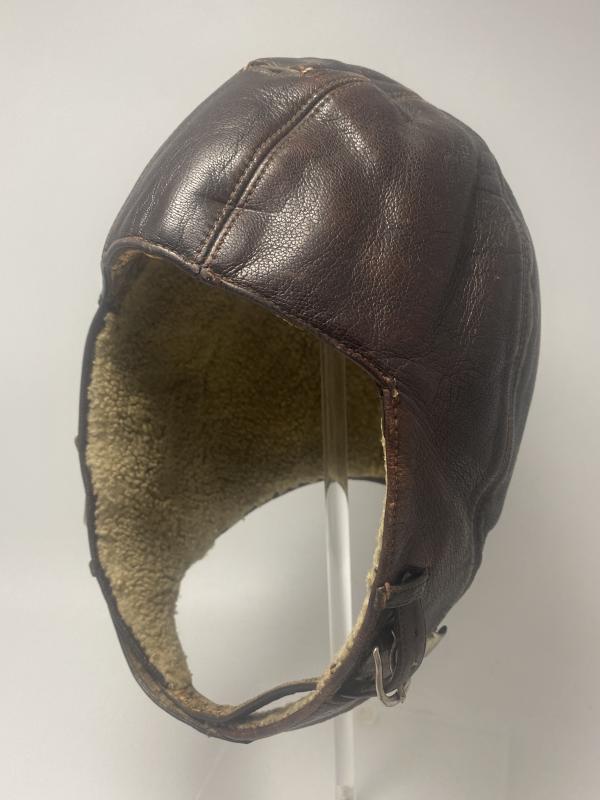 Luftwaffe FK33 Leather Winter Flight Helmet